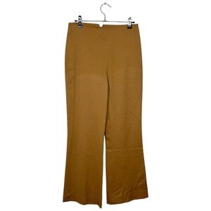 Alice + Olivia Camel Wool Classic Trousers